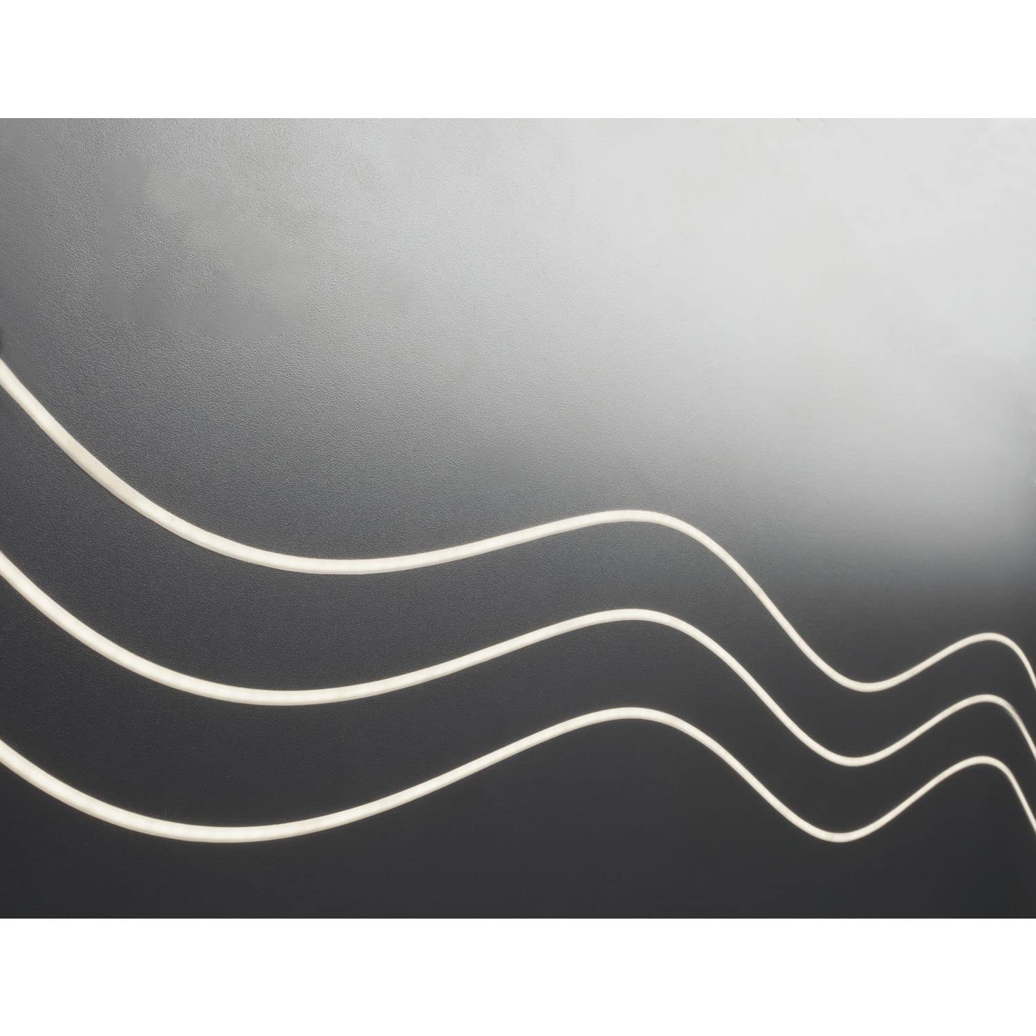 Domus Line Flexyled SEH4 - Striscia LED con rivestimento in silicone, senza punti luminosi, separabile e flessibile, 4000 K, bianco neutro, 12 V, 1000 mm