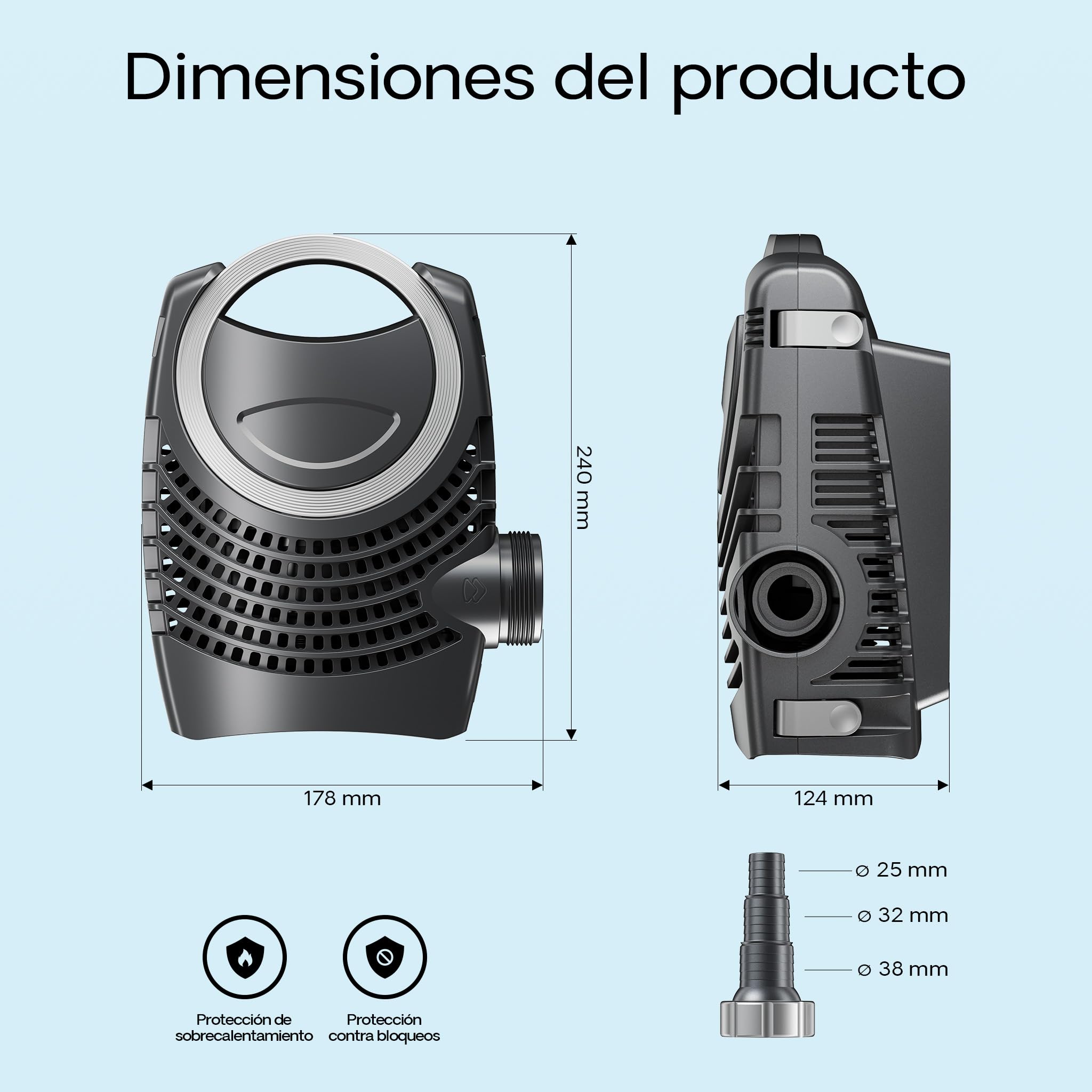 SunSun CBF-350 CUV-236 36W SET NEO6000 Bomba Manguera Set de filtro para estanque