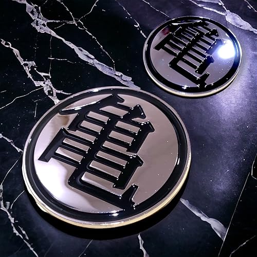 Miniatura 4 de Emblema de anime para coche, calcomanía de metal de anime, ememblema de esmalte de anime para computadora portátil para escritorio, emblema de metal