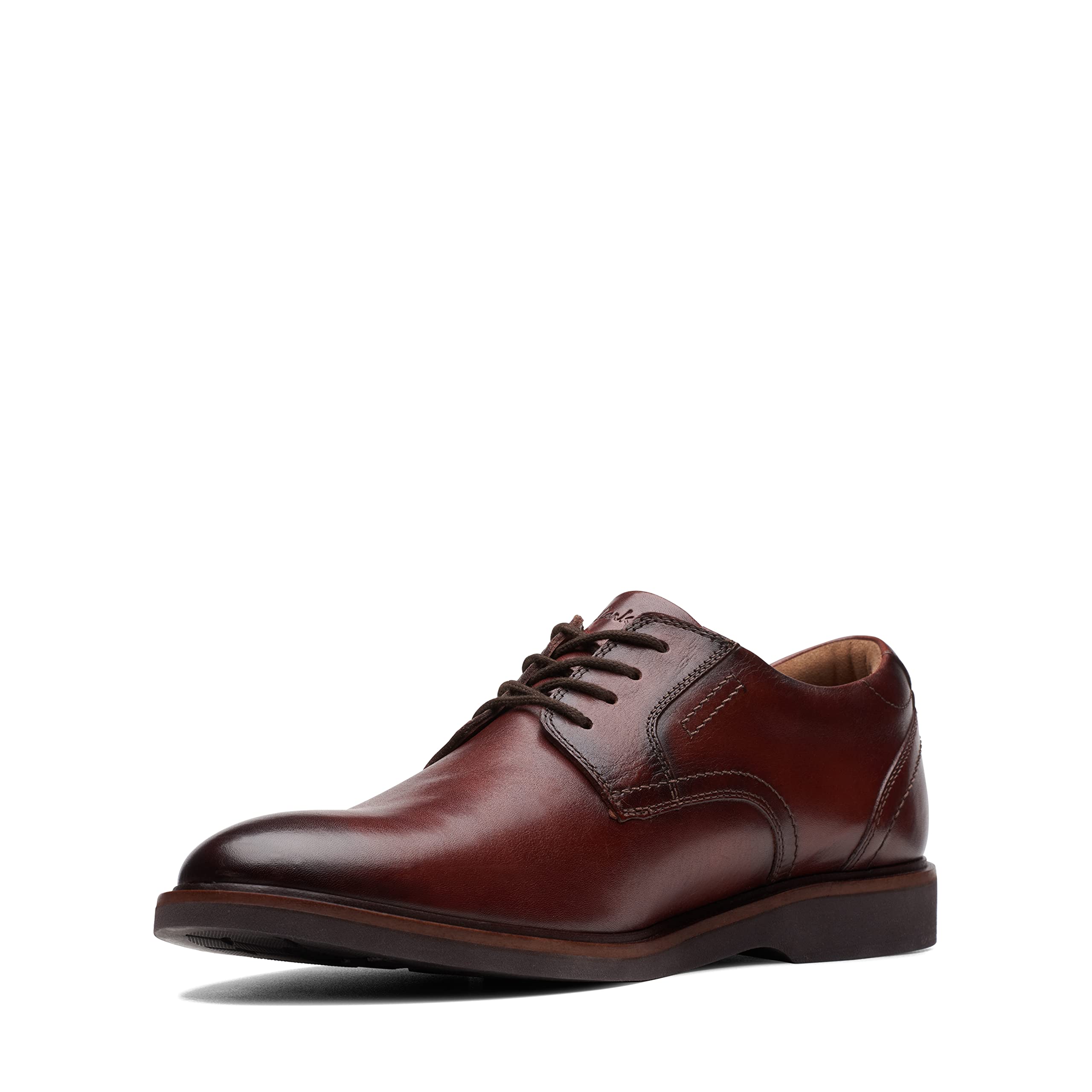 Clarks Mens Uniform Dress Shoe Malwood Lace (Brown Leather, UK 6) (B0B594WS3Z) Amazon Price History, Amazon Price Tracker
