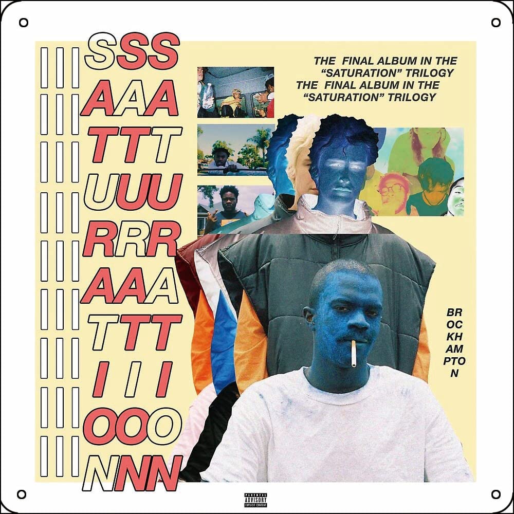 Brockhamptons Poster Metal Sign 12 x 12 inches Funny for Home Man Cave Garage Wall Decorations