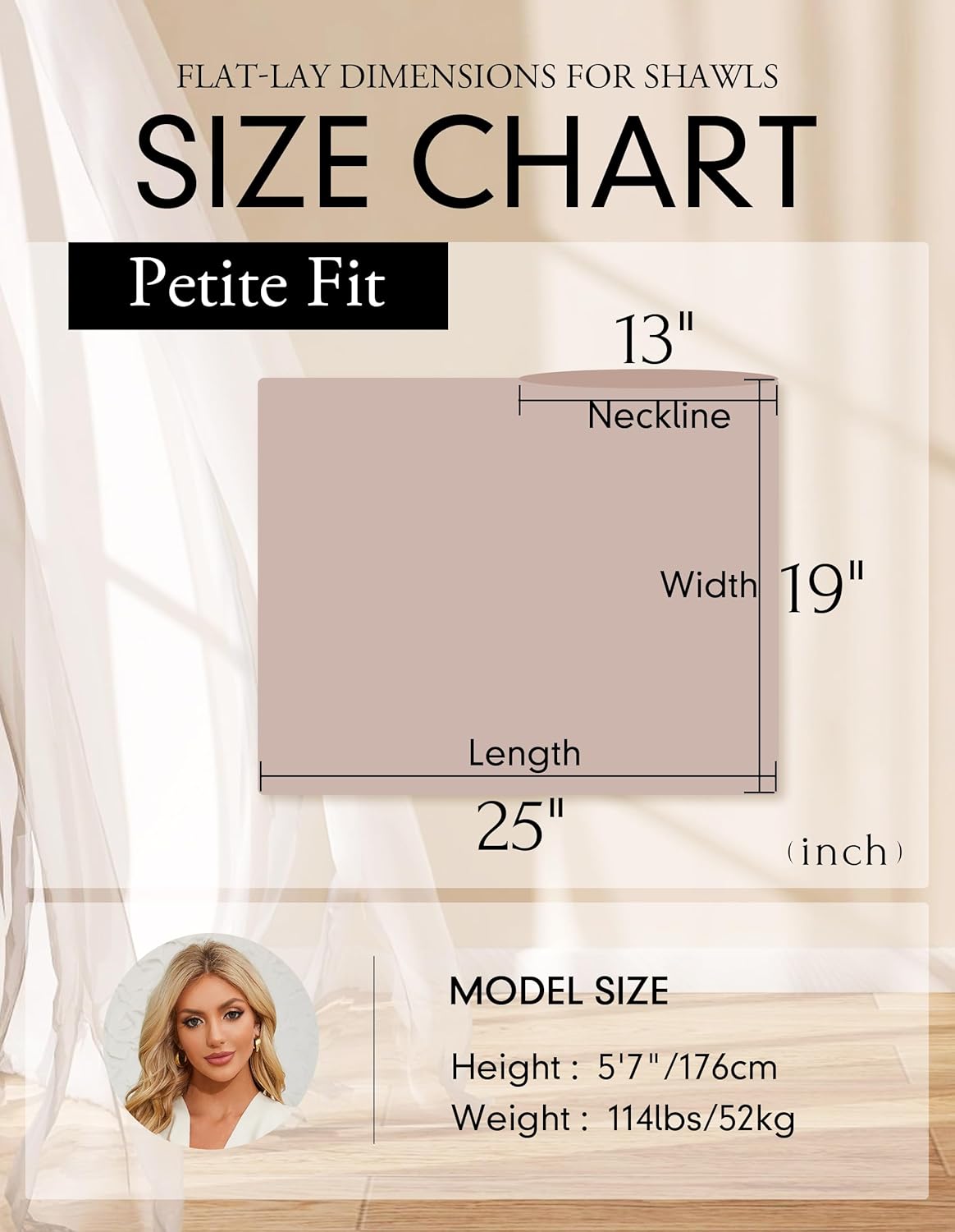 PULI Women Capri Poncho Sweater Petite Cropped Versatile Shawl Slender Frame Fit Soft Knit Wraps Cowl Neck Short Tops - Image 4