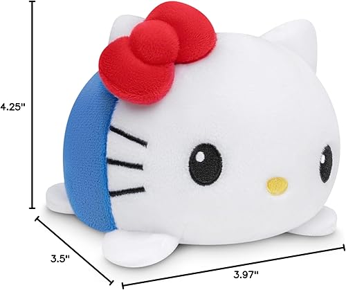 Miniatura 4 de TeeTurtle - El peluche reversible original de Sanrio con licencia oficial - Peluche de Hello Kitty y Mimmy - Bonitos animales de peluche sensoriales