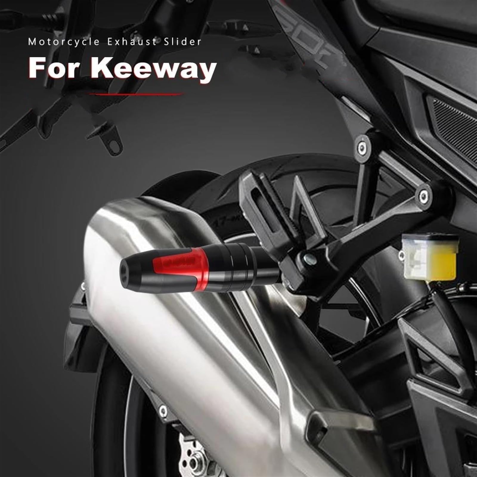 2 Cursori Per Telaio Moto In Alluminio CNC - Protezione Forcella Anteriore, Colore Blu - Foto 9