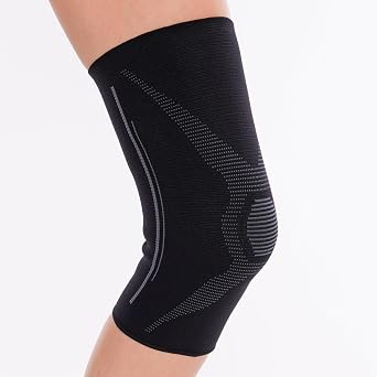 invera Knee Compression Sleeve, Knee Support Brace, Unisex Knee Protector Sleeve for Running, Basketball, Weightlifting, Gym, Workout, Sports (Medium, 1, Unit)