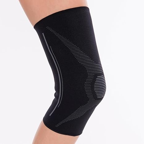 invera Knee Compression Sleeve, Knee Support Brace, Unisex Knee Protector Sleeve for Running, Basketball, Weightlifting, Gym, Workout, Sports (Medium, 1, Unit)