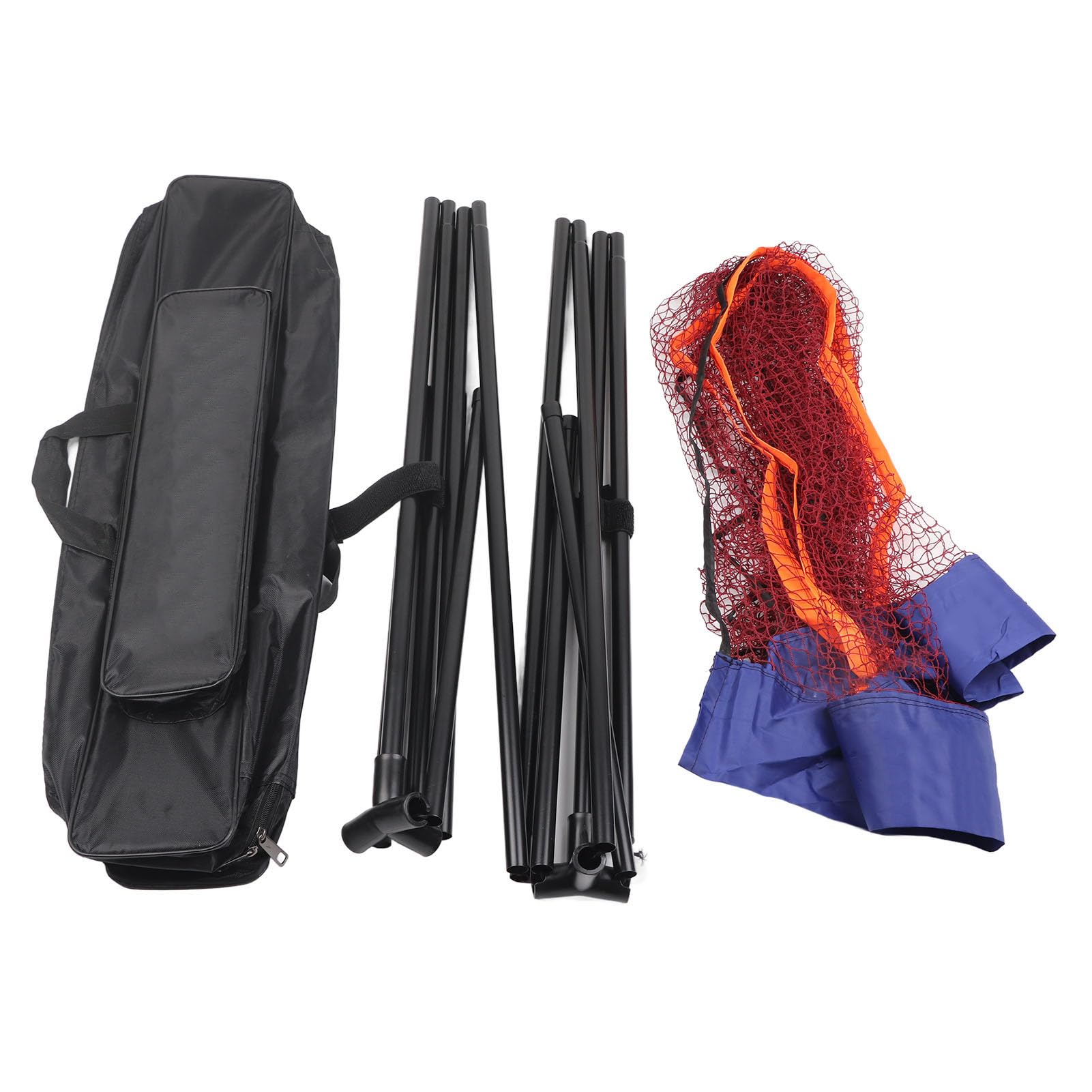 Rete da Badminton Regolabile Rete da Tennis Portatile Durevole con Supporto Resistente Alla Ruggine per Vialetto da Spiaggia Cortile Nylon Leggero di Alta qualità