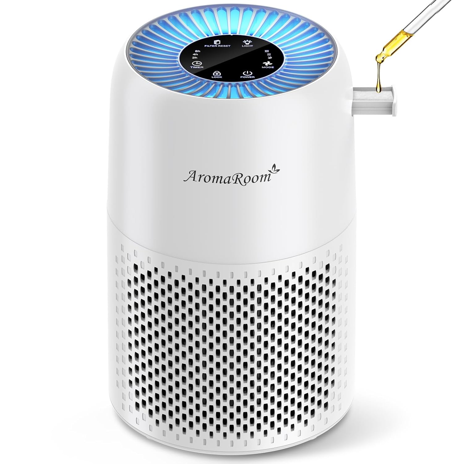 AromaRoom Air Purifiers for Bedroom Air Purifier for Home with Fragrance Sponge Portable Air Cleaner for Smoke Allergies
