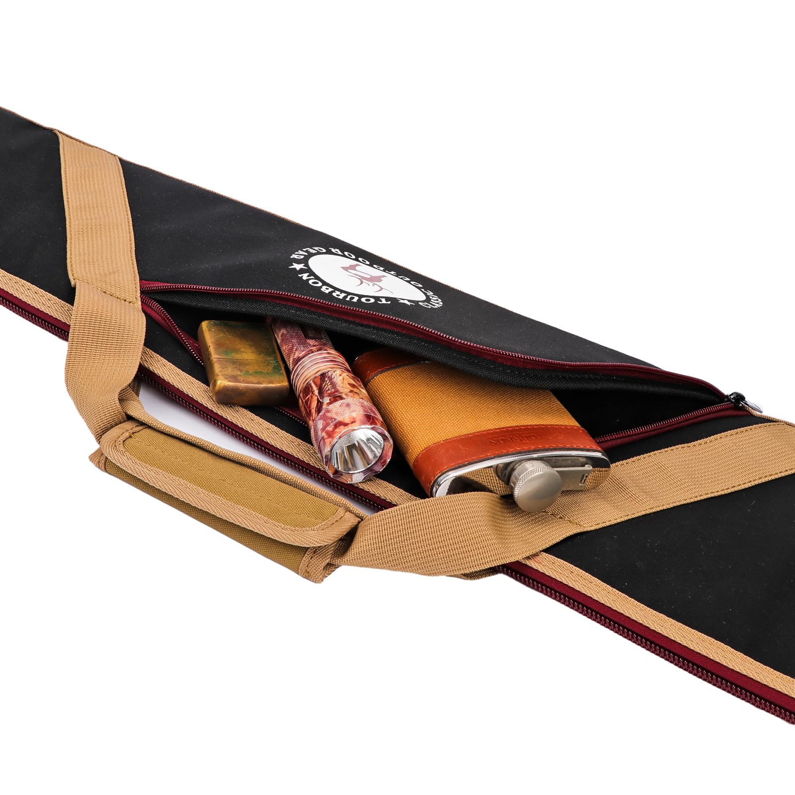 TOURBON Weiche Gewehrtasche, gepolsterte Luftgewehrtasche, 42" Nylon, Jagd- und Schießsport-Transporttasche