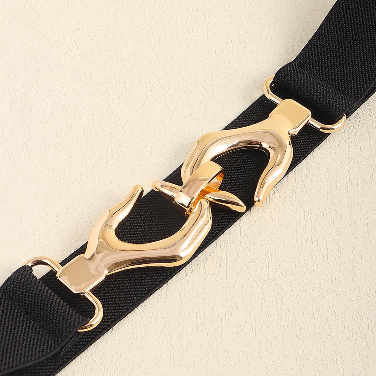 Glamorstar Women Elastic Waist Belts Stretch Skinny Belts for Dresses - Image 5