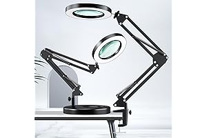 HITTI 10X Illuminated Magnifying Glass: Divine Clarity for Precision