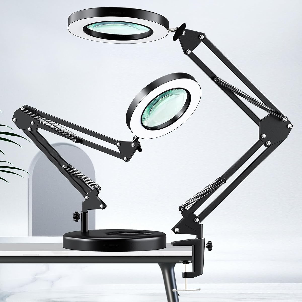 HITTI 10X Magnifying Glass with Light