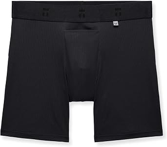 Tommy John Mens Air 6" Mid-Length Boxer Brief Underwear - Hammock Pouch