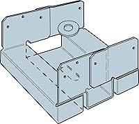 Vista 4 de Simpson Strong-Tie ABA66RZ ABA ZMAX Base de poste ajustable galvanizada para 6x6 áspero
