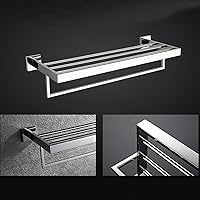 Vista 2 de Towel Racks for Bathroom, Towel Rack Wall Mounted with Tower Bars, Stainless Steel Bathroom Shelf, Hand Towel Holder for Bathroom Wall, Bathroom