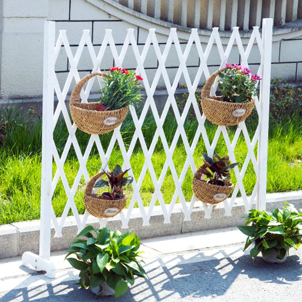 Macetero De Barandilla De Madera Plegable - Soporte Para Plantas En Balcón O Terraza - Diseño Rústico Y Funcional