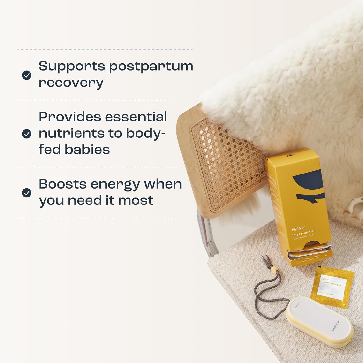 The Postpartum - Vitamins to Fuel Your Fourth Trimester - Formulated by Doctors with Nutrients to Support Hormones& Recovery - DHA (Omega-3), Iron, Choline, B12-30-Day Supply - Image 3