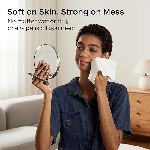 Miniatura 4 de Bc Babycare Toallitas secas, fibras a base de plantas, paño facial multiusos húmedo y seco y toallita para bebés