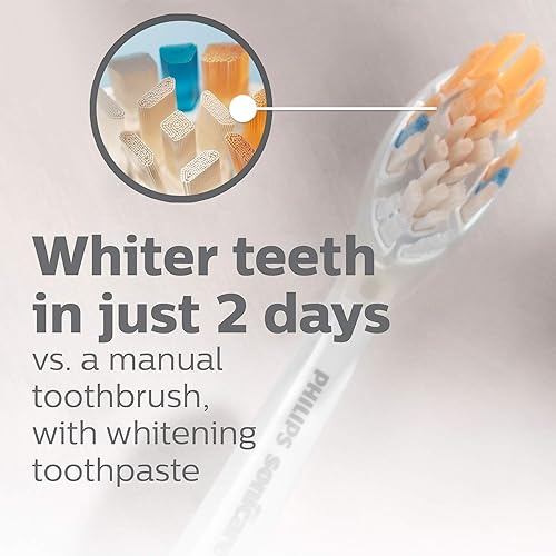 Miniatura 4 de Philips Sonicare Cabezales de cepillo de dientes de repuesto prémium todo en uno (A3), HX909465, reconocimiento inteligente, blanco, paquete de 4