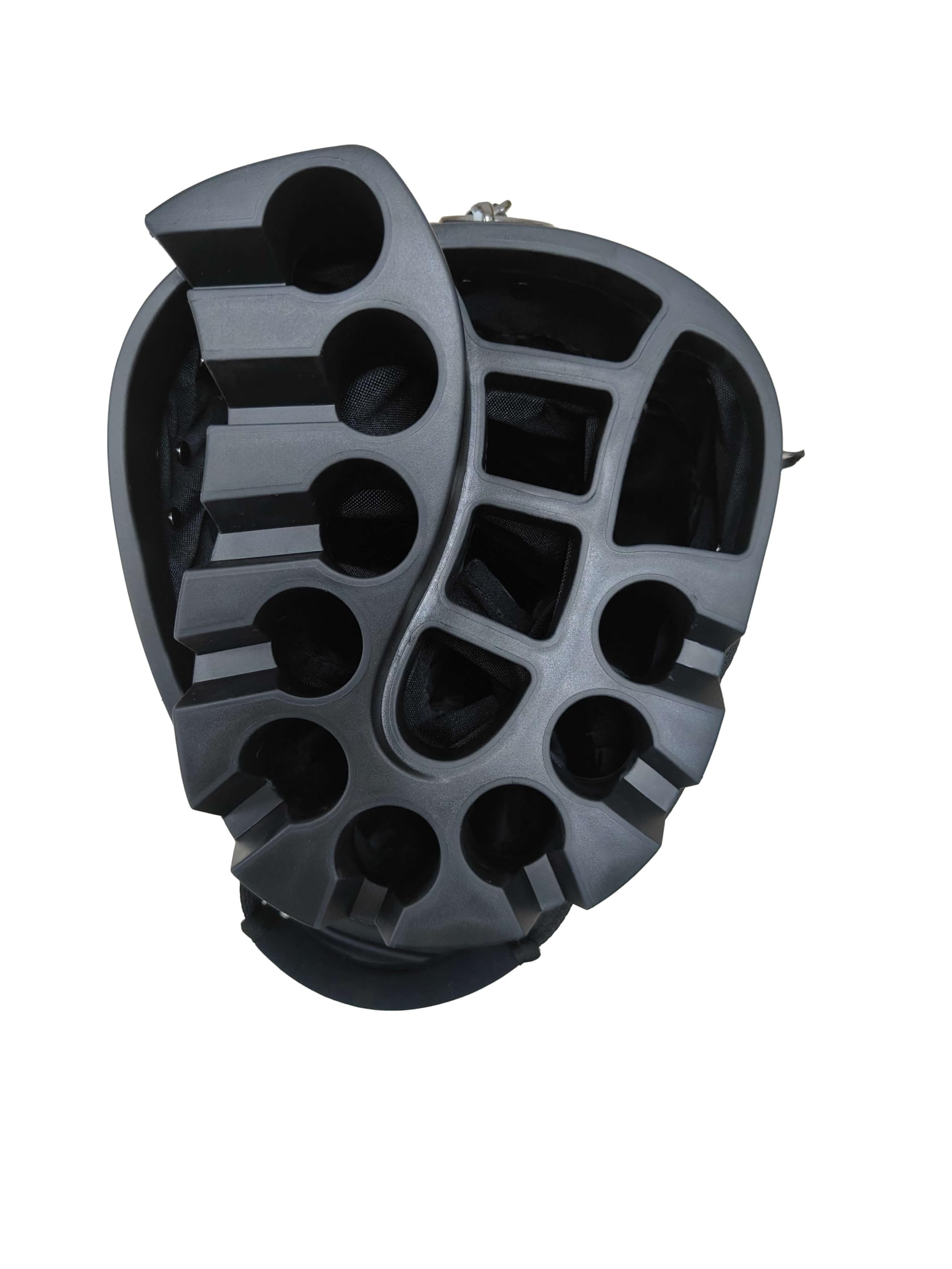 Tour Made Sac de Golf Deluxe I Hommes & Femmes I Poche magnétique I Pas de cliquetis de Raquettes grâce à l'organiseur I 14 Compartiments Raquettes continus I Grand Sac Isotherme