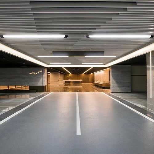 Miniatura 8 de VEVOR Paquete de 4 luces LED para tienda, 4 pies, 40 W, lámpara de tienda enlazable, superficie de 4500 lm y luces de techo colgantes de 59 pulgadas