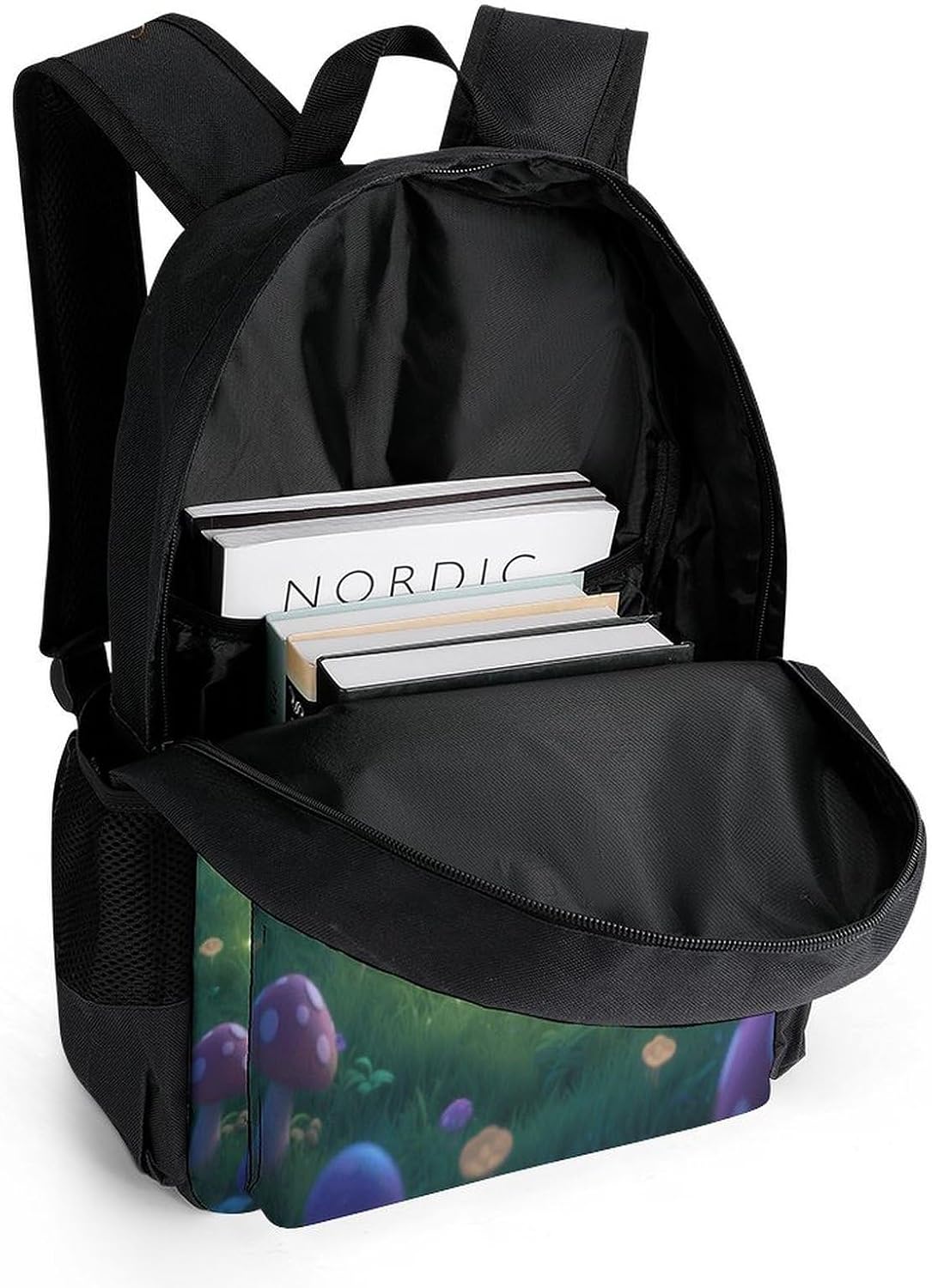 Mysterious Grassland Backpack Daypack Travel Backpack | Lightweight Casual Laptop Backpack for Women Men Aesthetic Travel Bag for Weekender Business Hiking Outdoor