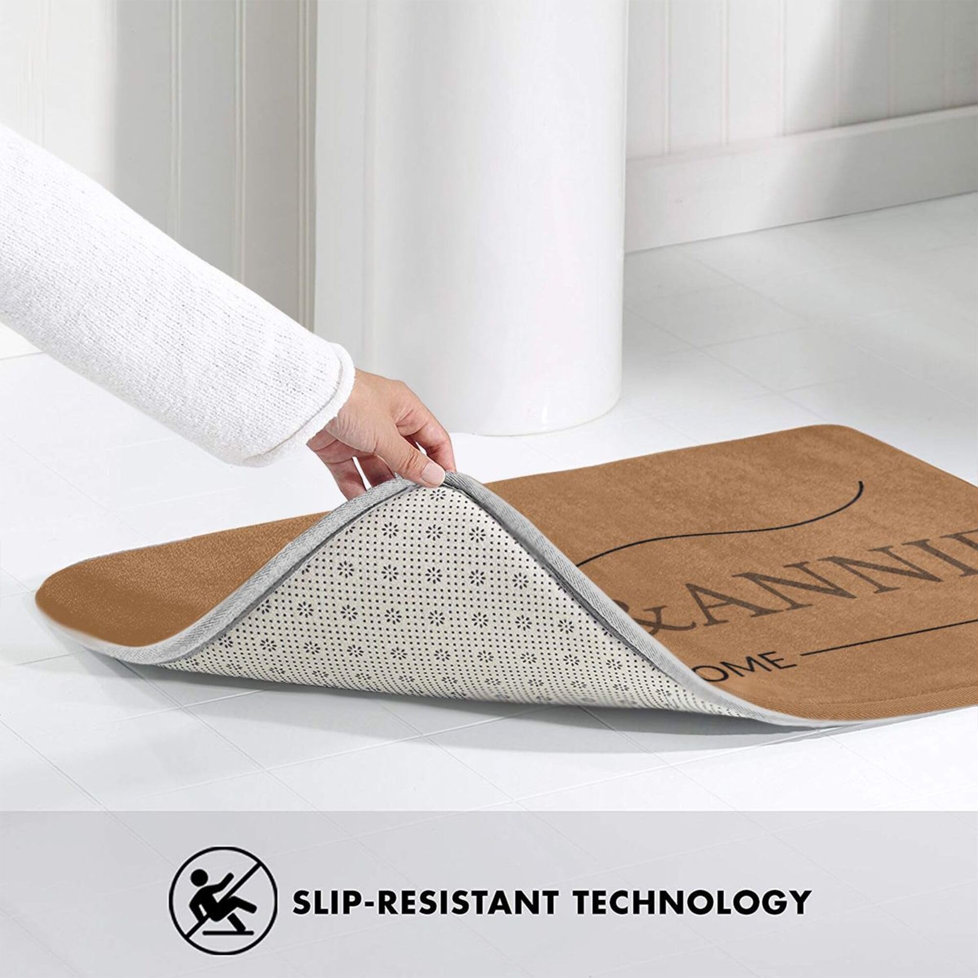 Zerbino Personalizzato - 40x60 Cm, Testo Personalizzabile, Per Interni Ed Esterni - Foto 6