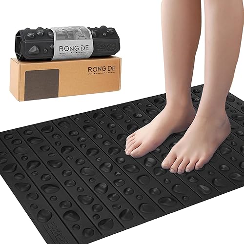 Miniatura 8 de iLivin Alfombrilla portátil antifatiga para escritorio de oficina con puntos de masaje, cómoda almohadilla antideslizante para pie de cocina, tapete