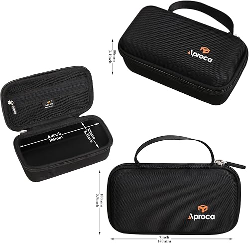 Miniatura 6 de Aproca Estuche de viaje de almacenamiento duro, para inflador de neumáticos Prilotte, compresor de aire portátil, bomba de aire de 20000 mAh y