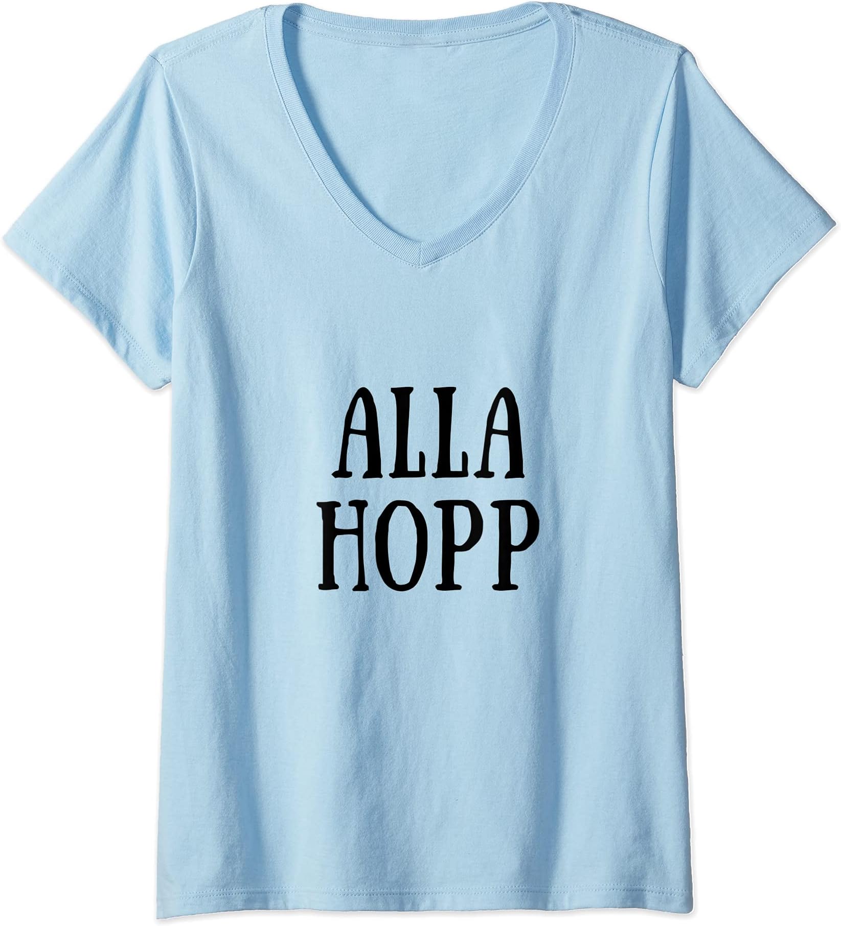 Womens Cool Alla Hopp Design Palatine Palatine Rheinland-Palatinate V-Neck T-Shirt