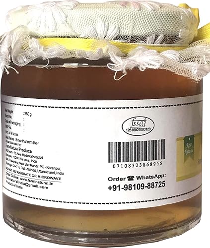 Miniatura 2 de Farm Naturelle Tulsi - Miel de flores 100% pura cruda y natural, 250 gr (8.81oz)