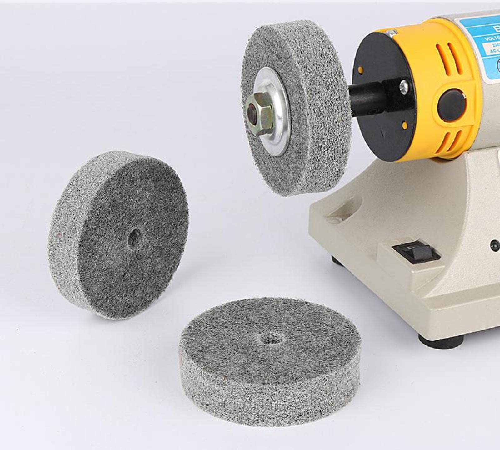 Disco abrasivo for pulir fibra de nailon, 5 unidades, 75 mm