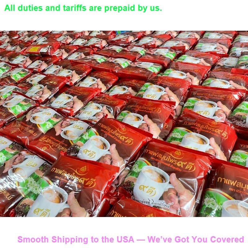 20 Sachets/Pack Intense Good Shape Kaodee 9DCoffee Coffee Instant Mix Powder Snack 9 in 1 Much Mellow Delicious Vegan Set 6 A511 By Thaigiftshop [Get Free Tomato Facial Mask] image 4