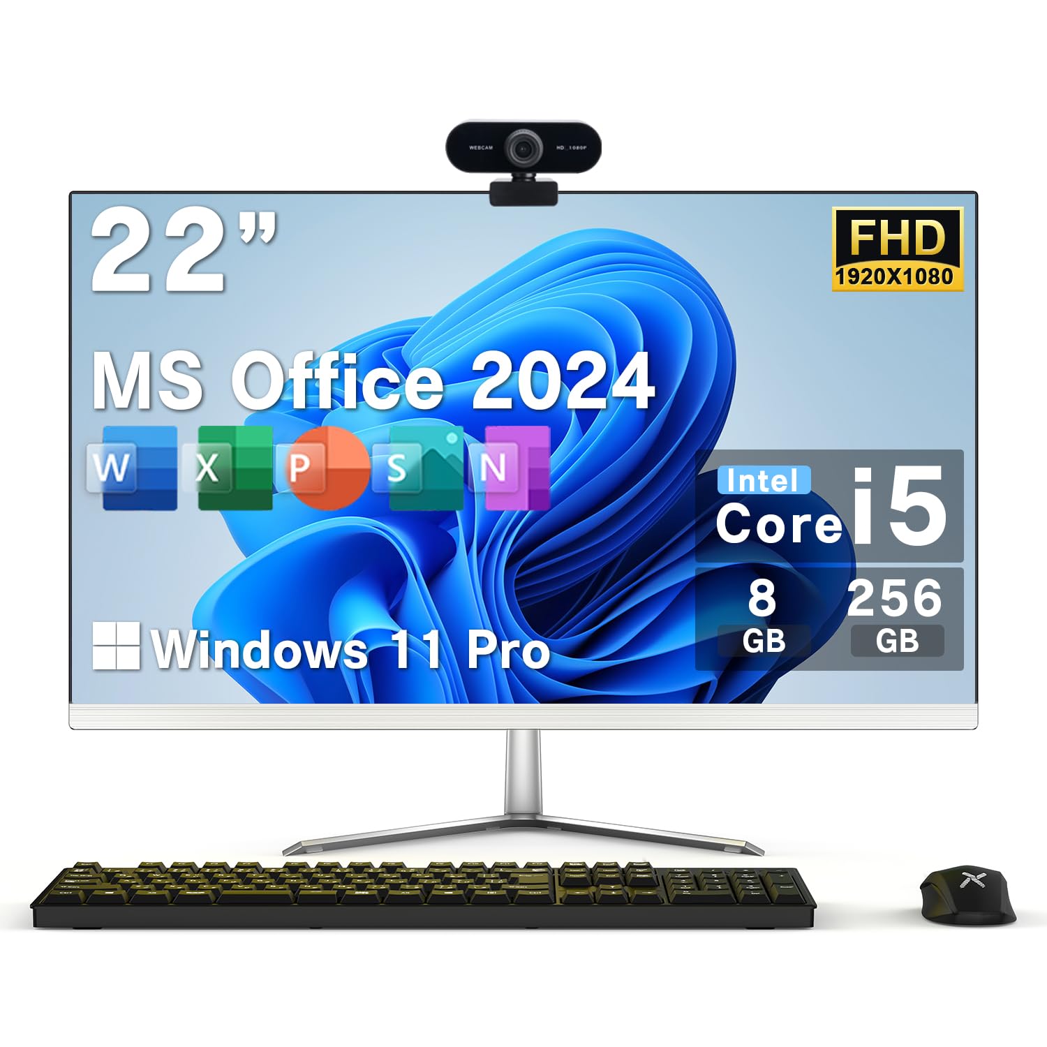 Amazon.co.jp: VETESA 一体型PC 22型フルHD/IPSパネル/Win 11/MS
