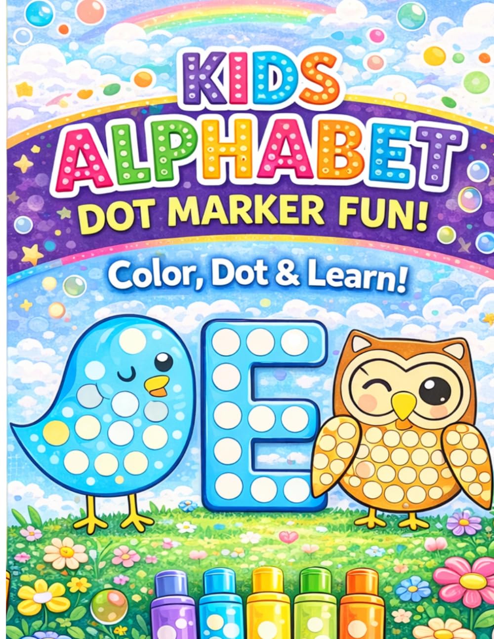 A–Z Alphabet Dot Marker Activity Book for Kids: Big Dot Activities to Learn the Alphabet While Having Fun
