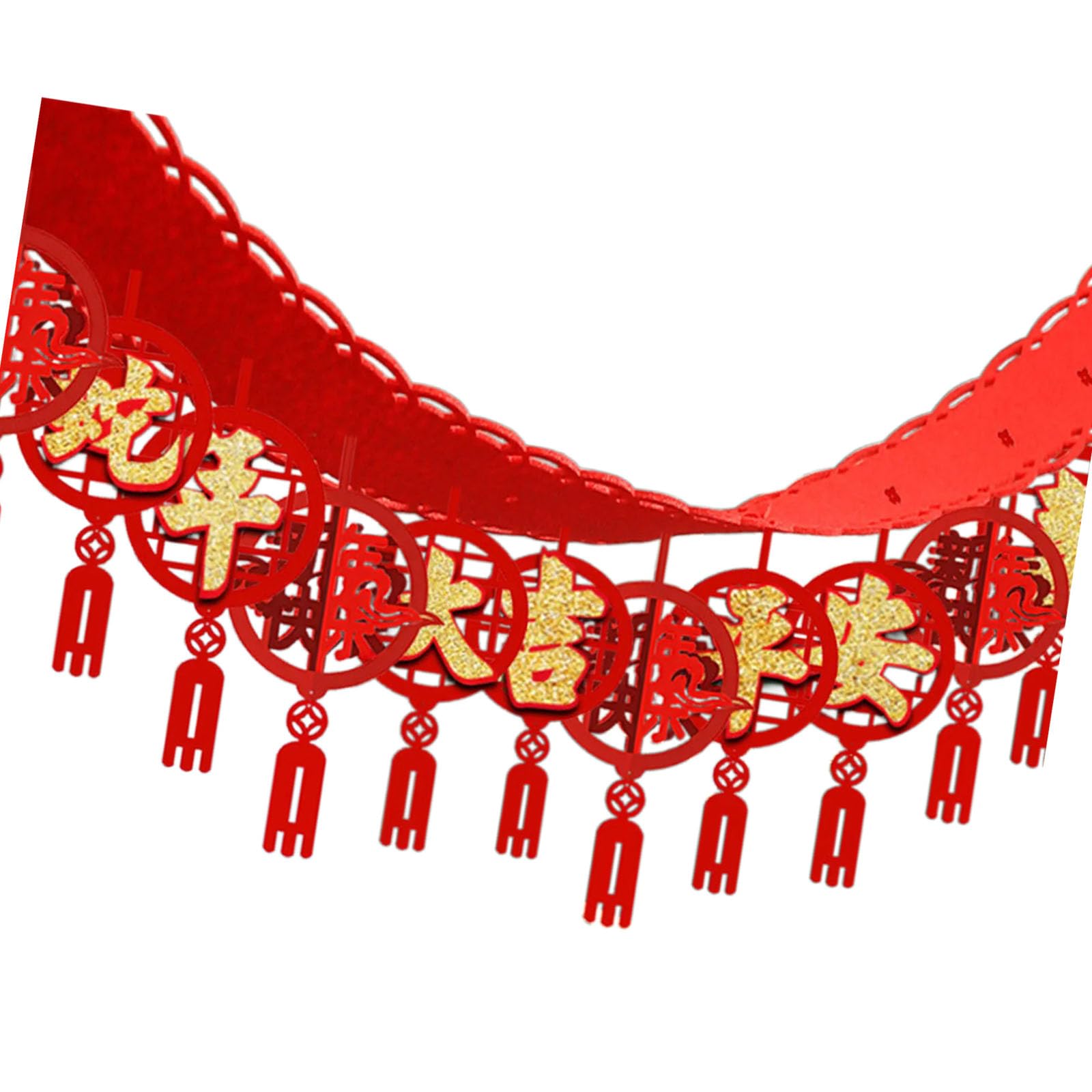Jazuaiao 2025 Snake Year Decoration Spring Festival Hanging Ornament for Homes Shop and Spring Festival Celebration Party Decoration