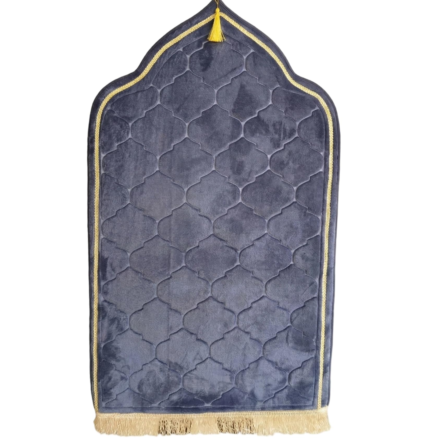 Tapis de prière violet pour coin prière maison en flanelle