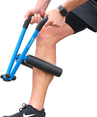 DoubleUP Kit de recuperación de rodillos - Masajeador muscular con control de presión de acción de palanca y rodillos de cambio rápido