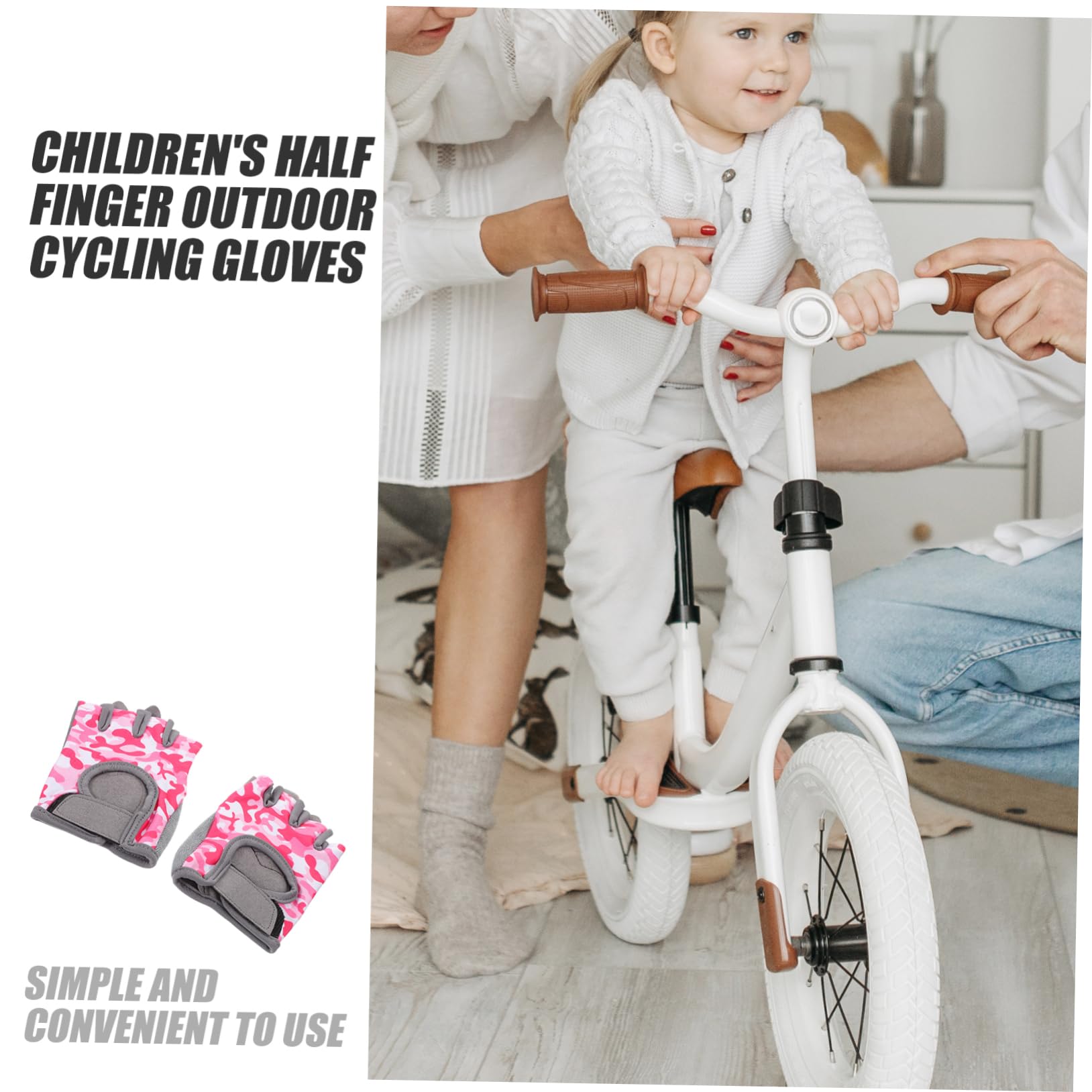 BESPORTBLE Guantes De Ciclismo para Niños Guantes De Pesca Guantes De Invierno Accesorios De Pesca Guantes De Gimnasio Guantes De Fitness Portátiles Suministros De Invierno Accesorios