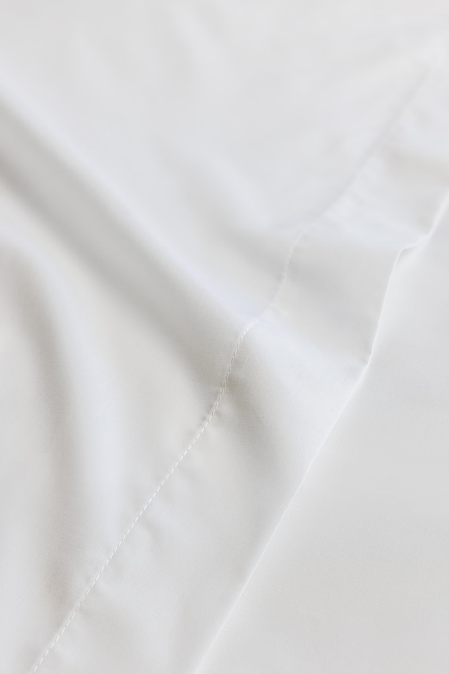 SAMPEDRO Percale 180 Thread Count Fitted Sheet with Stitching