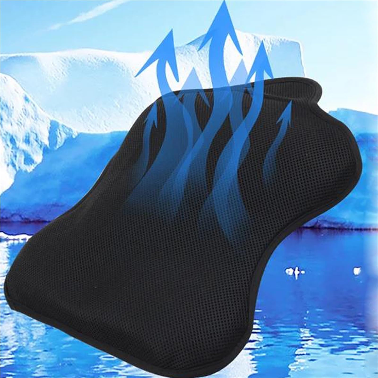 Coussin de siège en gel moto respirant Voge Valico 900DSX confort premium pour longs trajets