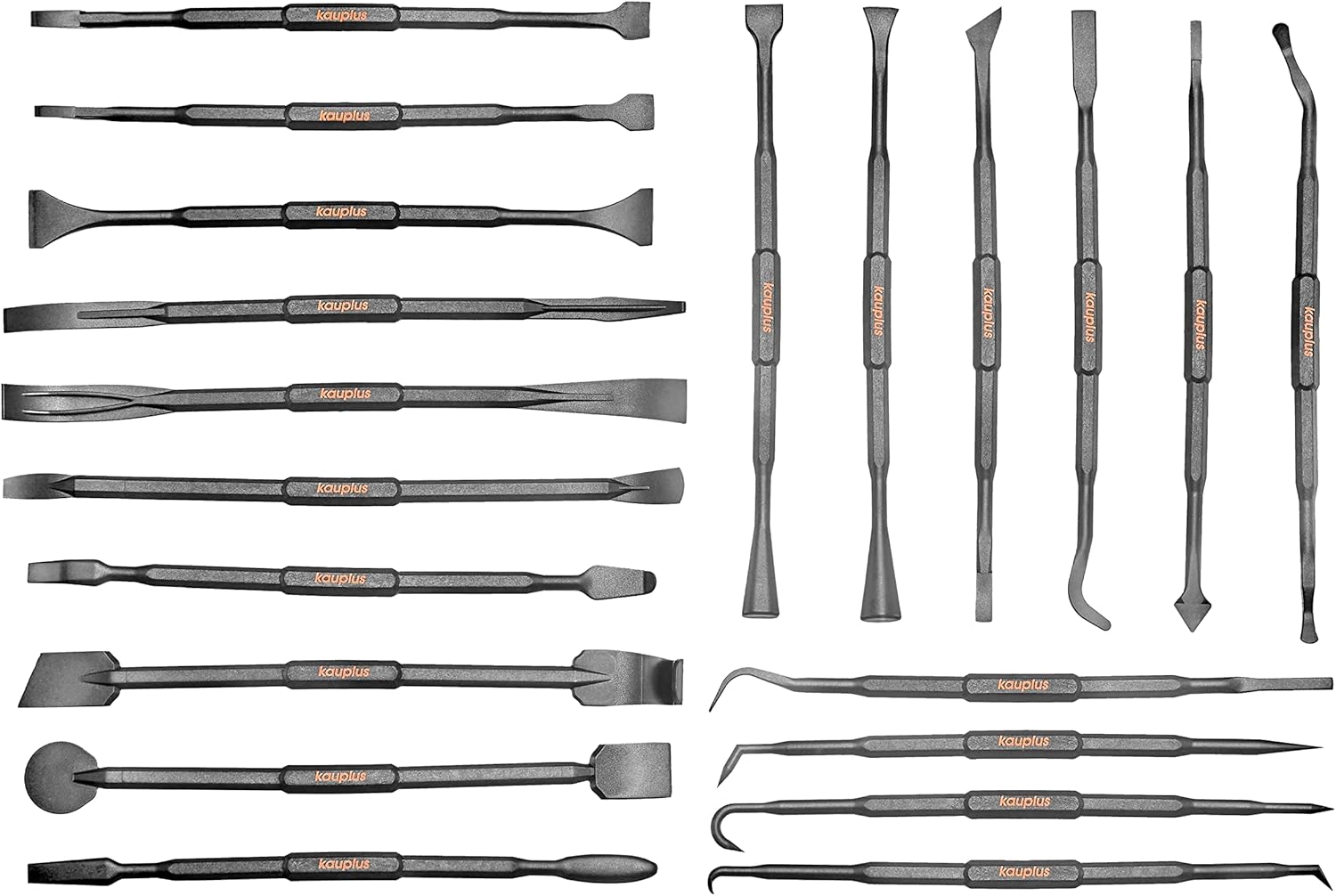 20PCS Double-Ended Pick and Hook Tool Set, Non-Marring Scraper & Pry bar Set