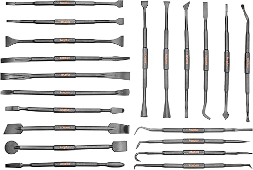 kauplus Juego de 20 herramientas de púa y gancho de doble extremo, raspador y barra de palanca que no se marcan