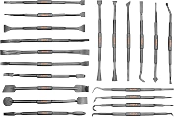 20PCS Double-Ended Pick and Hook Tool Set, Non-Marring Scraper & Pry bar Set