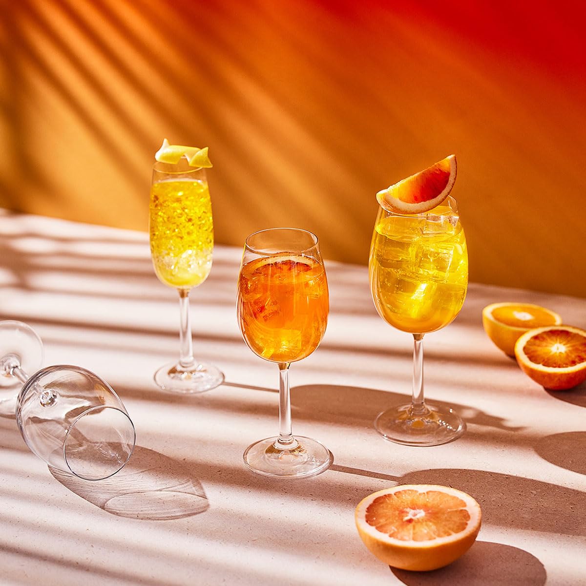 KROSNO – Kieliszki do Wina Czerwonego 390 ml – Zestaw 6 sztuk – Kolekcja Pure – Kryształ Bezołowiowy – Elegancki Design i Ponadczasowy Styl