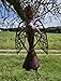Handcrafted Rustic Angel Wind Chime – Recycled Metal Hanging Decor for Garden or Home
