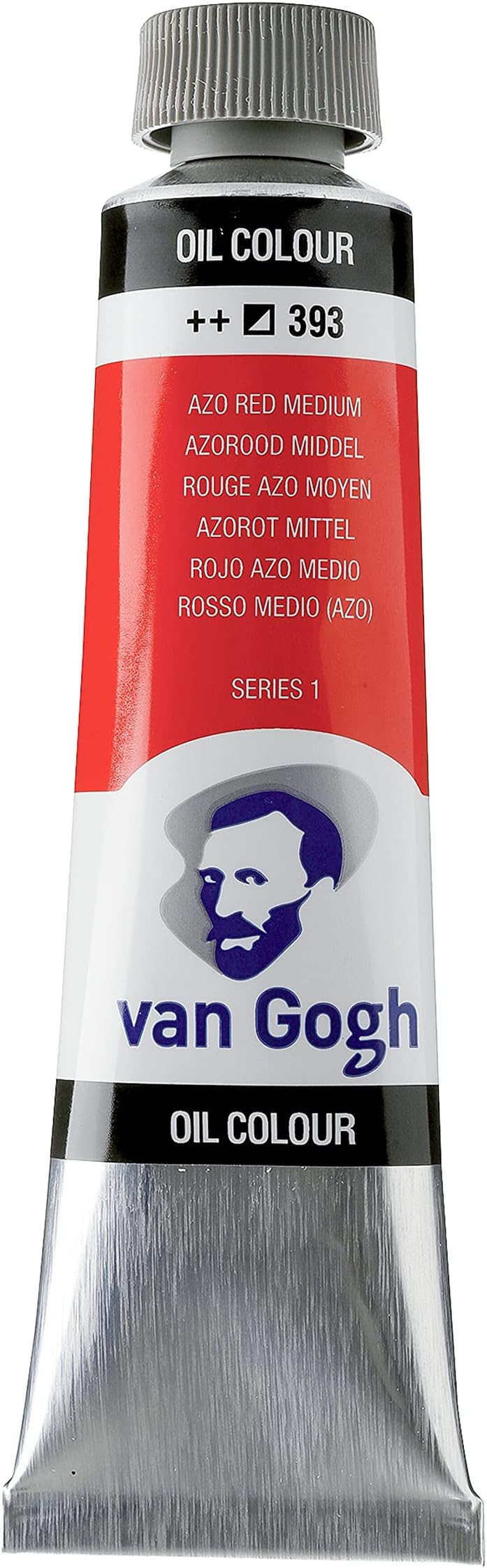 Van Gogh Oil Color Paint, 40ml Tube, AZO Red Medium 393
