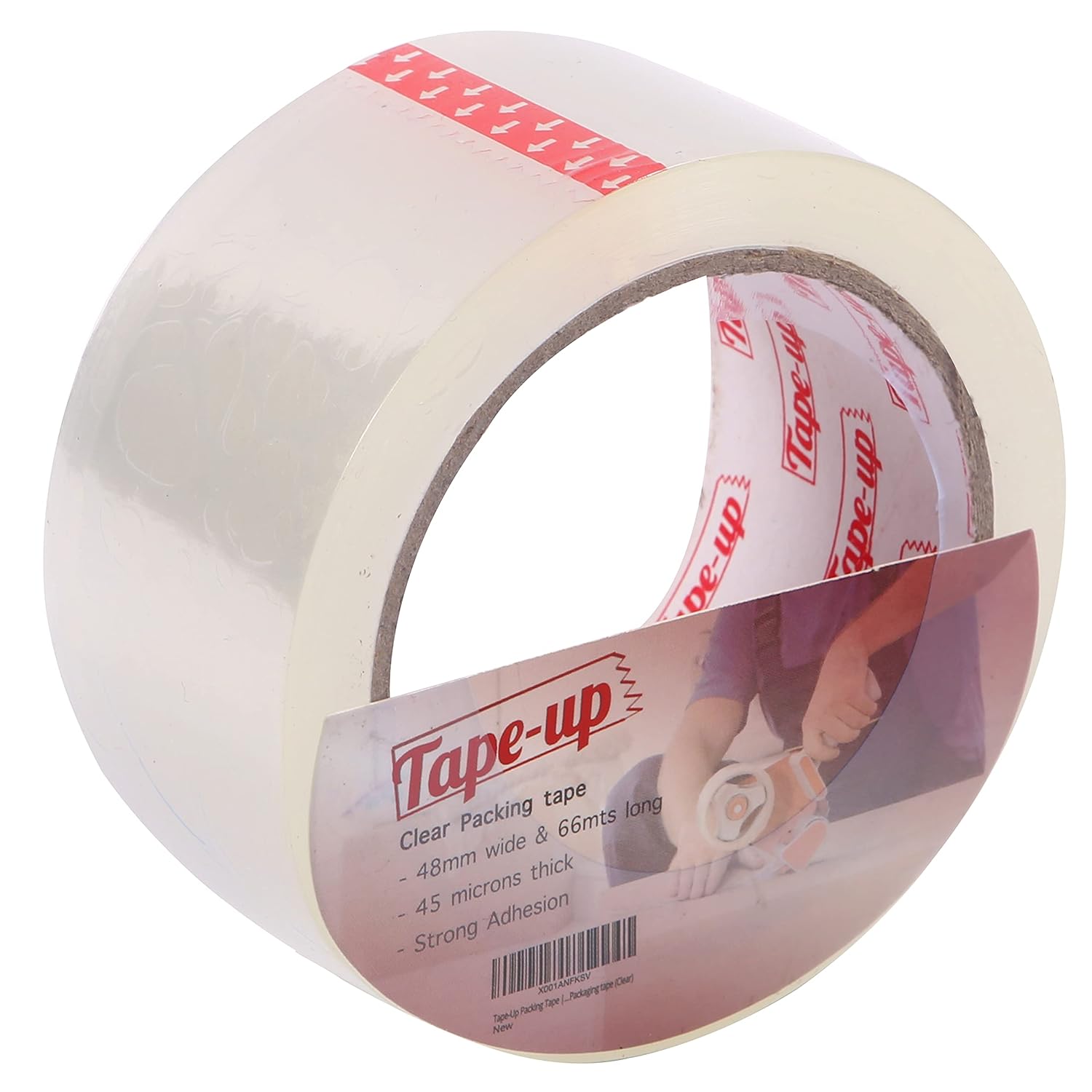 TapeUp Packing Tape Parcel Tape Single roll 1 roll 48MM x 66M
