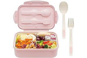 LOVINA Pink Bento Box for Adults: A Wholesome Lunch Companion for the Discerning Individual