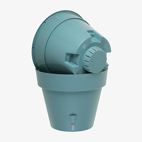 Miniatura 5 de Juego de macetas de riego automático, serie Latina